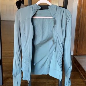 Reversible neutral green Lululemon jacket